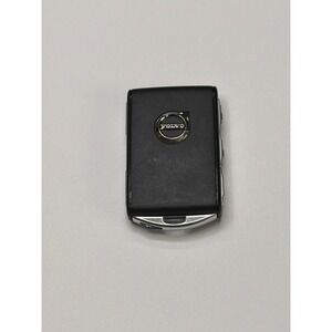 Volvo Key Fob Remote Smart Key 4 Button Black Leather Chrome XC-40 2020-2025